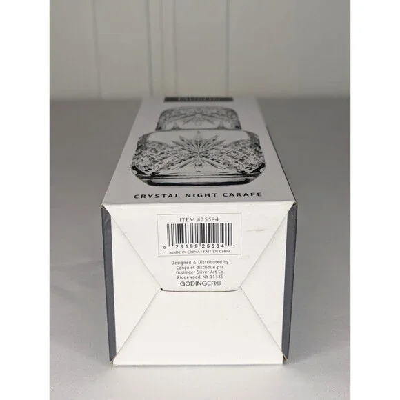 Crystal Night Carafe - Dublin Collection, Bedside Drinking Glass & Carafe NEW - Picture 3 of 6